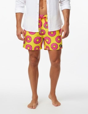 Traje de baño Ocean Slave bolsillos con cremallera oculta para hombre