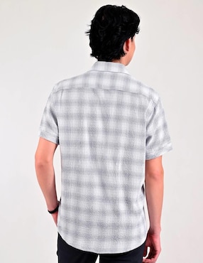 Camisa casual Supply de algodón manga corta para hombre