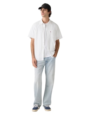 Jeans straight Levi's lavado claro para hombre