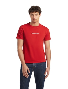Playera Guess Jeans cuello redondo para hombre