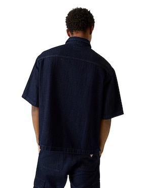 Camisa casual Guess Jeans de algodón manga corta para hombre