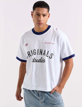 Playera Jack & Jones cuello redondo para hombre