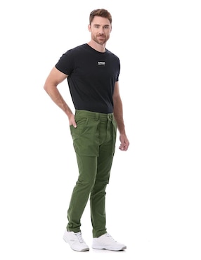 Pantalón regular Buffalo Jeans David Bitton de gabardina para hombre