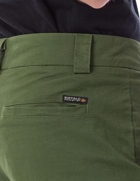 Pantalón regular Buffalo Jeans David Bitton de gabardina para hombre