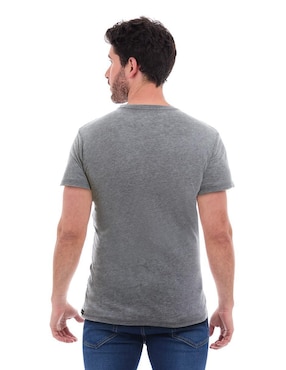 Playera Buffalo Jeans David Bitton cuello redondo para hombre