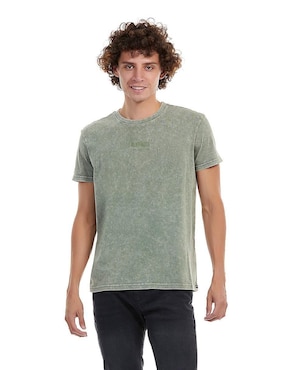Playera Buffalo Jeans David Bitton cuello redondo para hombre