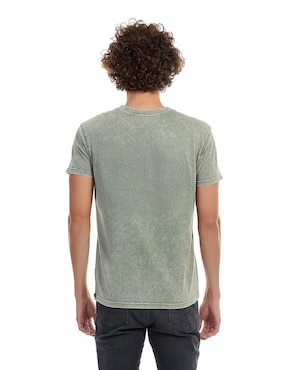 Playera Buffalo Jeans David Bitton cuello redondo para hombre
