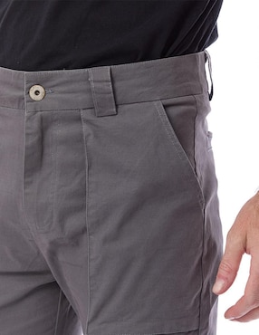 Pantalón regular Buffalo de gabardina para hombre