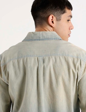 Camisa casual That's de algodón manga larga para hombre