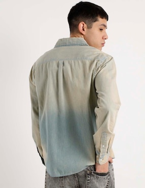 Camisa casual That's de algodón manga larga para hombre