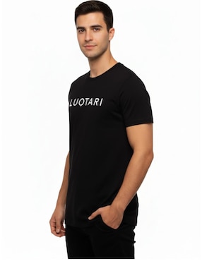 Playera Luqtari cuello redondo para hombre