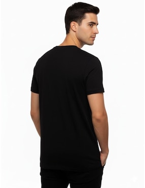 Playera Luqtari cuello redondo para hombre