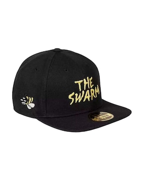 Gorra visera plana correa ajustable Grimey The Swarm Raw Honey para hombre