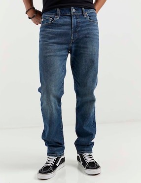 Jeans straight American Eagle lavado medio para hombre