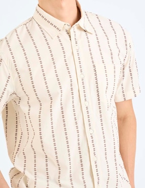 Camisa Casual American Eagle de algodón manga corta para hombre
