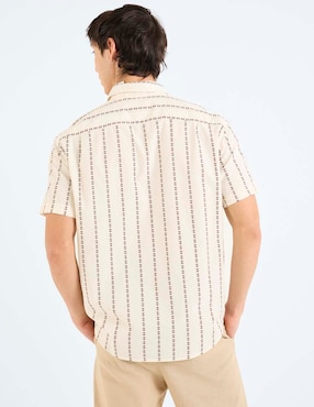 Camisa Casual American Eagle de algodón manga corta para hombre