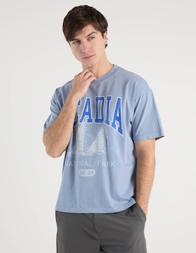 Playera American Eagle cuello redondo para hombre