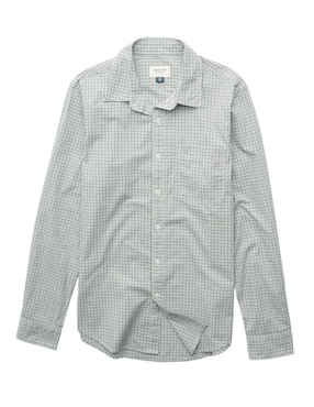 Camisa casual American Eagle de algodón manga larga para hombre