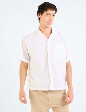 Camisa Casual American Eagle de algodón manga corta para hombre