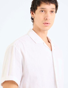 Camisa Casual American Eagle de algodón manga corta para hombre