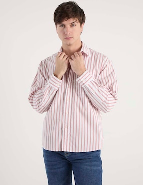 Camisa casual American Eagle de algodón manga larga para hombre