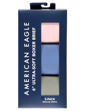 Set bóxer American Eagle de algodón para hombre 3 piezas
