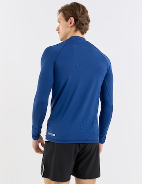 Rashguard Quiksilver estampado logo para hombre