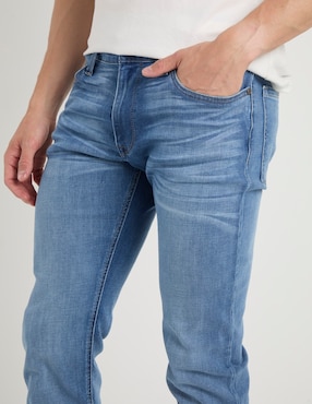 Jeans skinny That's It deslavado para hombre