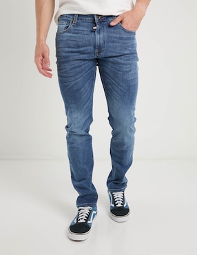 Jeans slim That's It deslavado para hombre