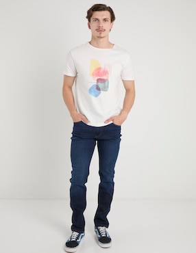 Jeans skinny That's It lavado obsucuro para hombre