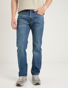 Jeans straight That's It deslvadado para hombre