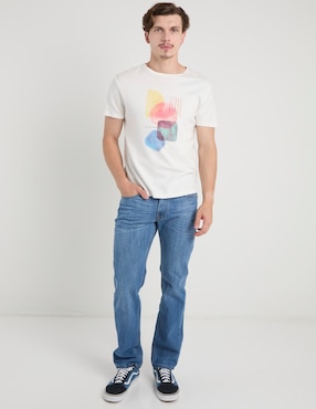 Jeans straight That's It deslavado para hombre