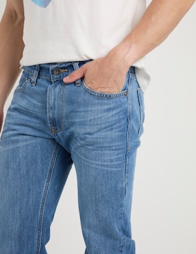 Jeans straight That's It deslavado para hombre
