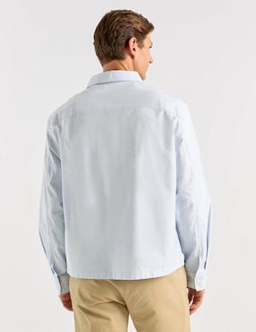 Camisa casual Calvin Klein manga larga para hombre
