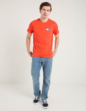 Playera Tommy Jeans cuello redondo para hombre