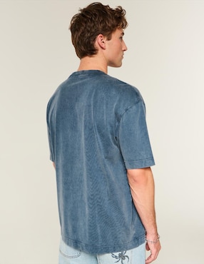 Playera Hollister cuello redondo para hombre