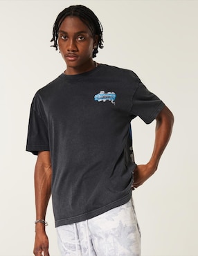Playera Hollister cuello redondo para hombre