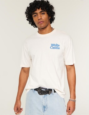 Playera Hollister cuello redondo para hombre