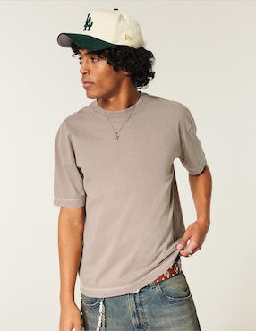 Playera Hollister cuello redondo para hombre
