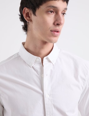 Camisa casual That's It de algodón manga larga para hombre