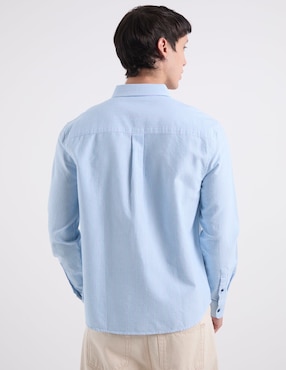 Camisa casual That's It de algodón manga larga para hombre
