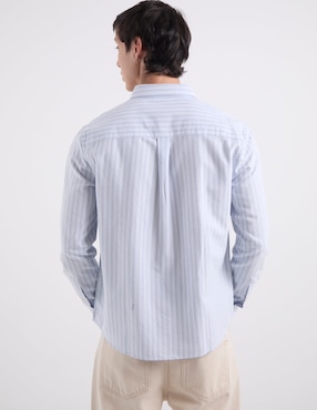 Camisa casual That's It de algodón manga larga para hombre