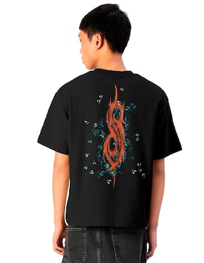 Playera Tee Bar Slipknot cuello redondo para hombre