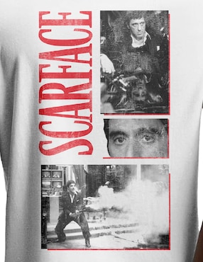 Playera Tee Bar Scarface cuello redondo para hombre
