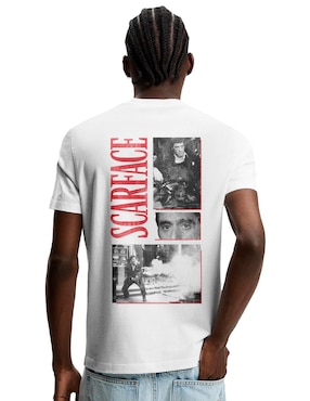 Playera Tee Bar Scarface cuello redondo para hombre