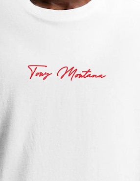 Playera Tee Bar Scarface cuello redondo para hombre