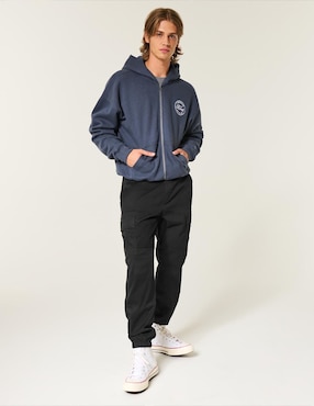 Pantalón casual cargo regular Hollister de algodón para hombre