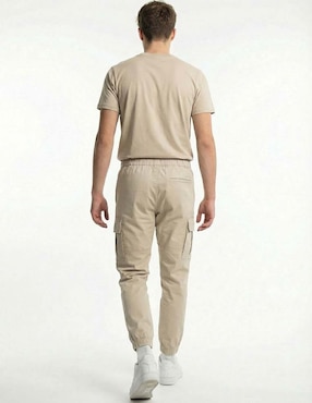 Pantalón casual jogger regular Hollister de algodón para hombre
