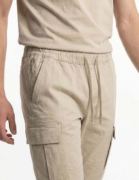 Pantalón casual jogger regular Hollister de algodón para hombre