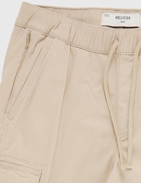 Pantalón casual jogger regular Hollister de algodón para hombre